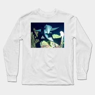 Nurse Shark on Night Dive Long Sleeve T-Shirt